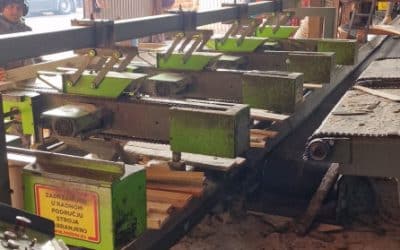 37673. MCEL 75 Multi blade cross cut saw